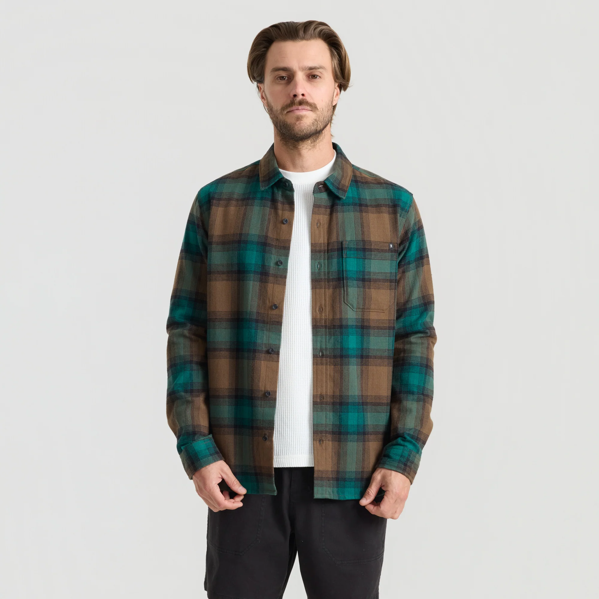 Crossroads Organic Cotton Flannel - Mushroom - Image 2