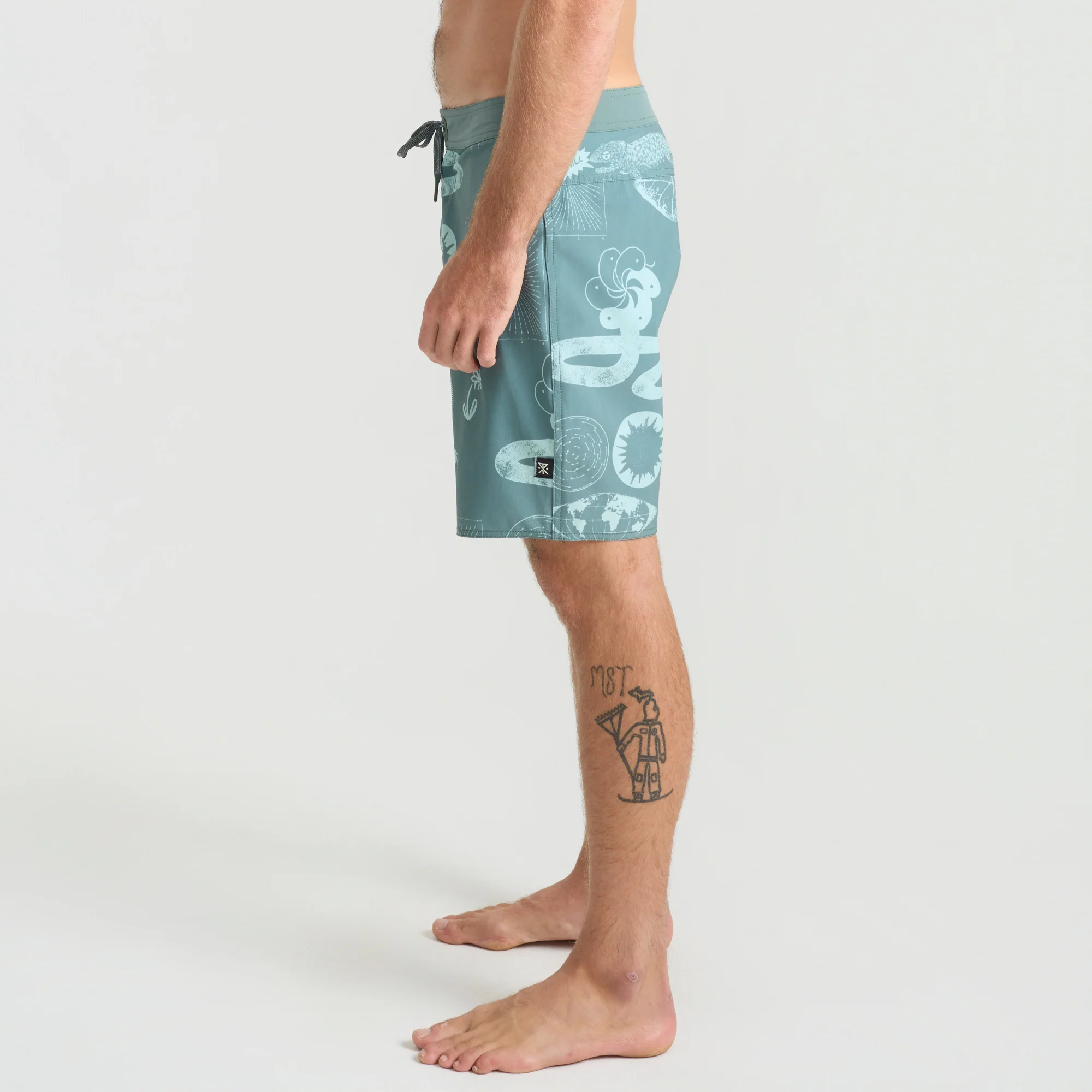 Passage Boardshorts - Slate Green - Image 4