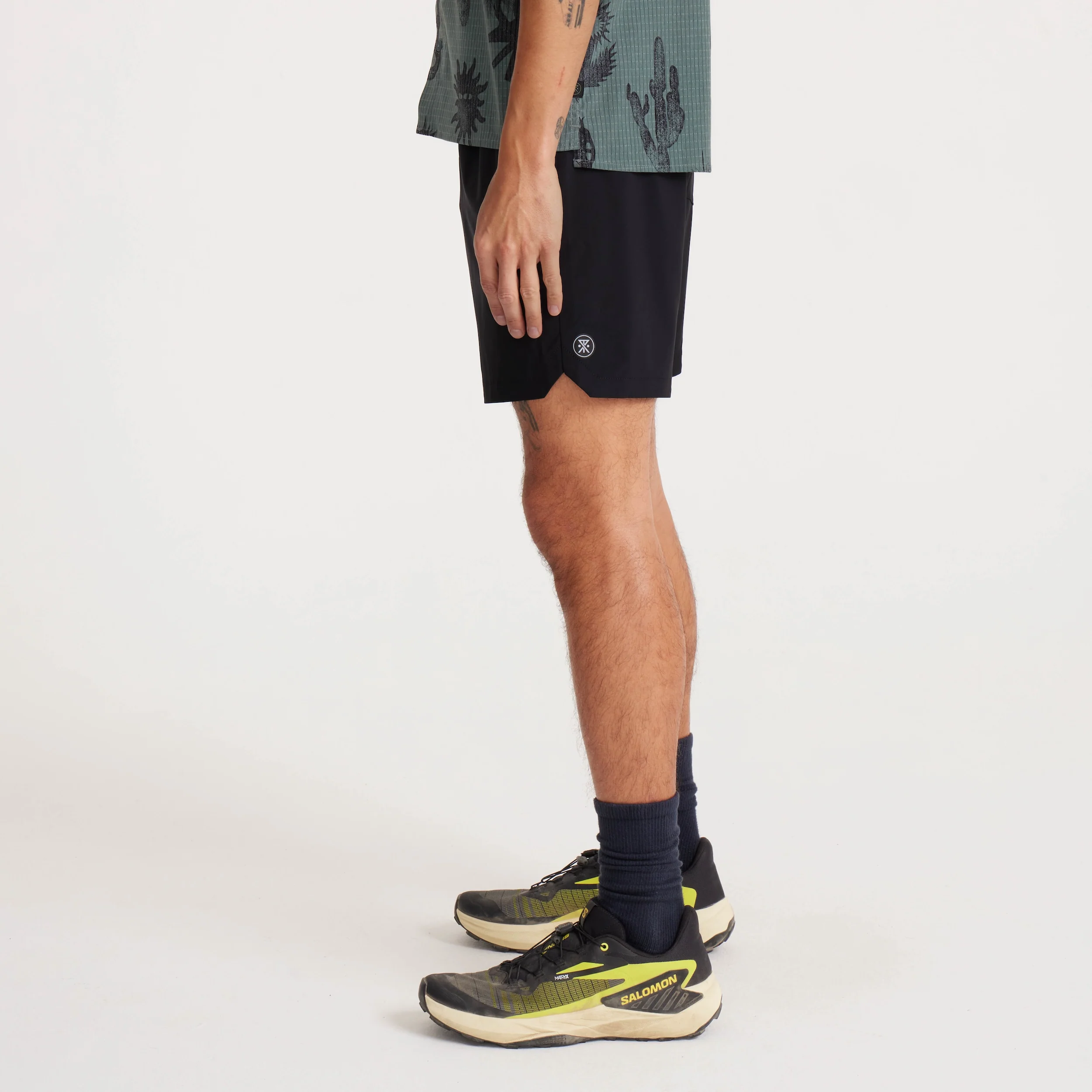 Serrano 7" Active Stretch Shorts - Black - Image 4