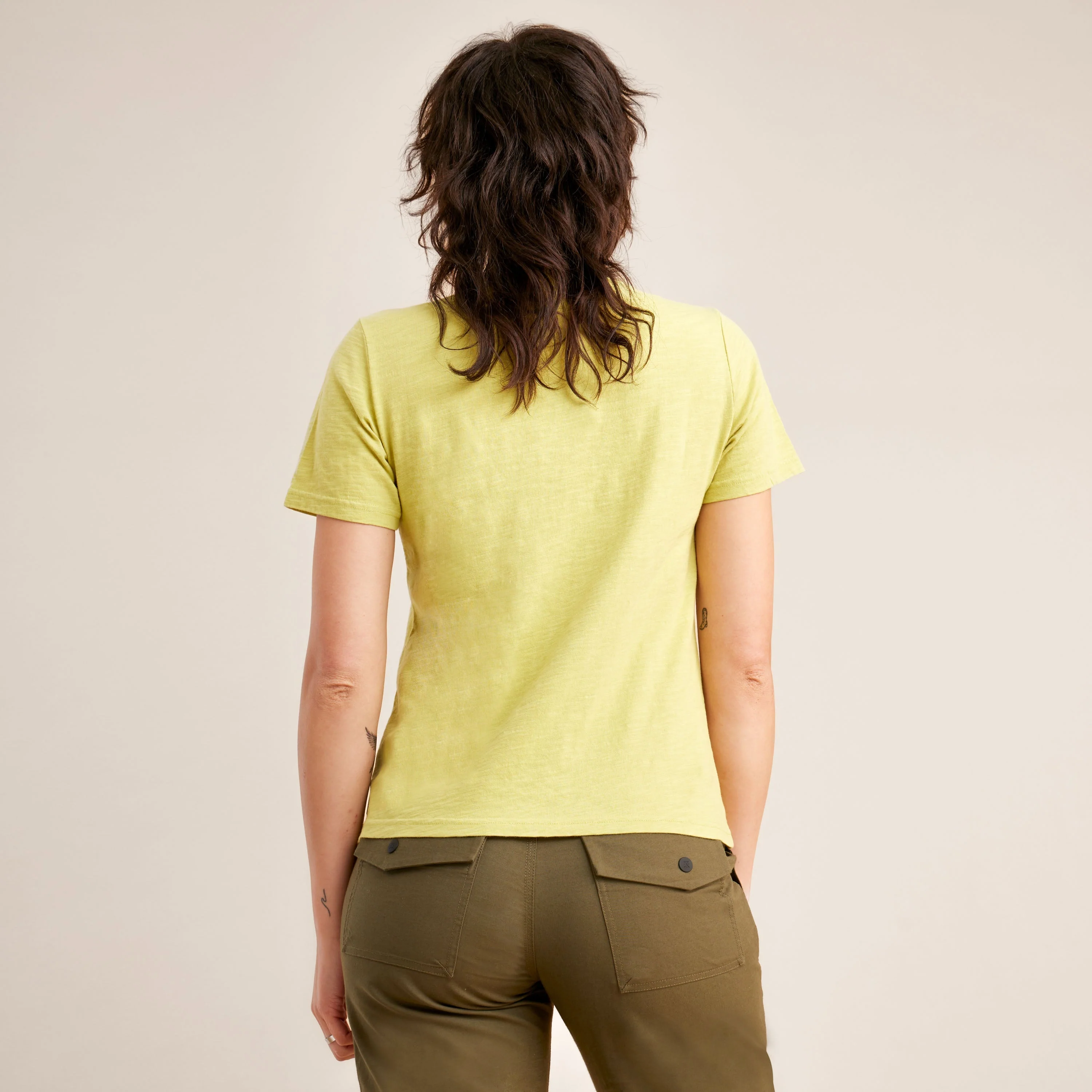Well Worn Short Sleeve Tee - Lime - Image 7